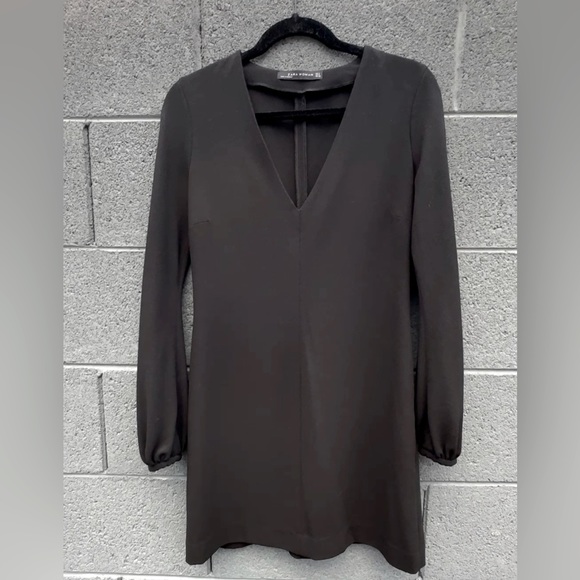 ZARA Black Classic Mini Dress - Picture 5 of 6